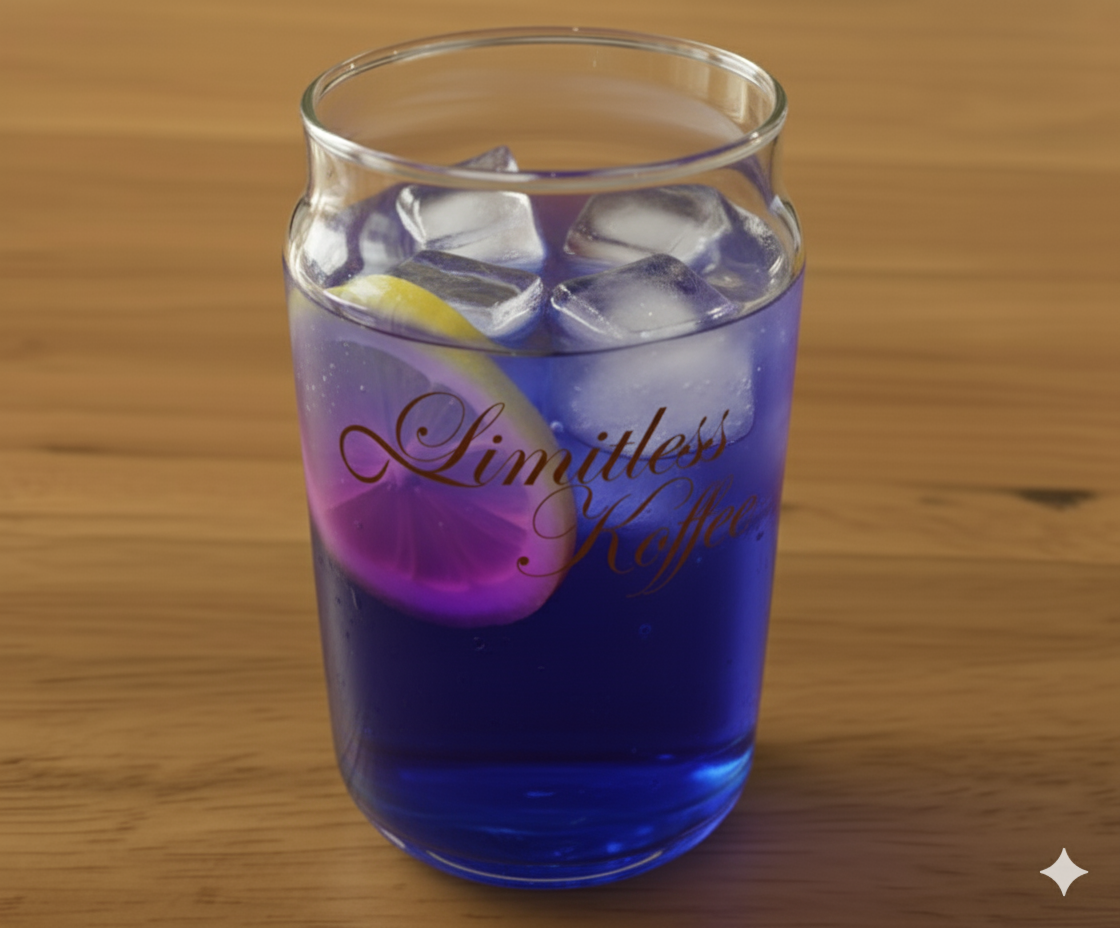 Iced Butterfly Pea Flower Tea